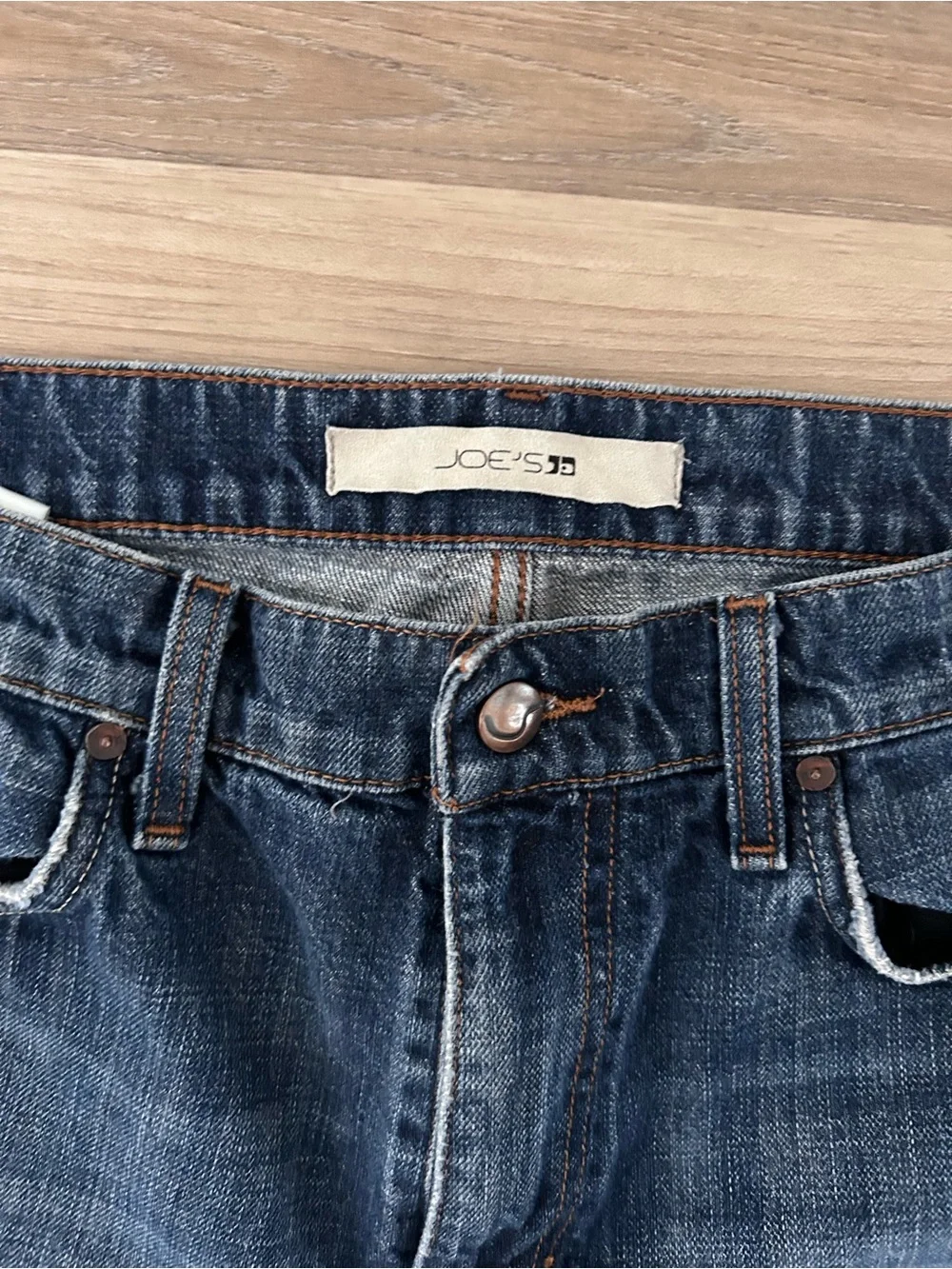 Joe's Jeans Men's Faded Blue Straight Jeans